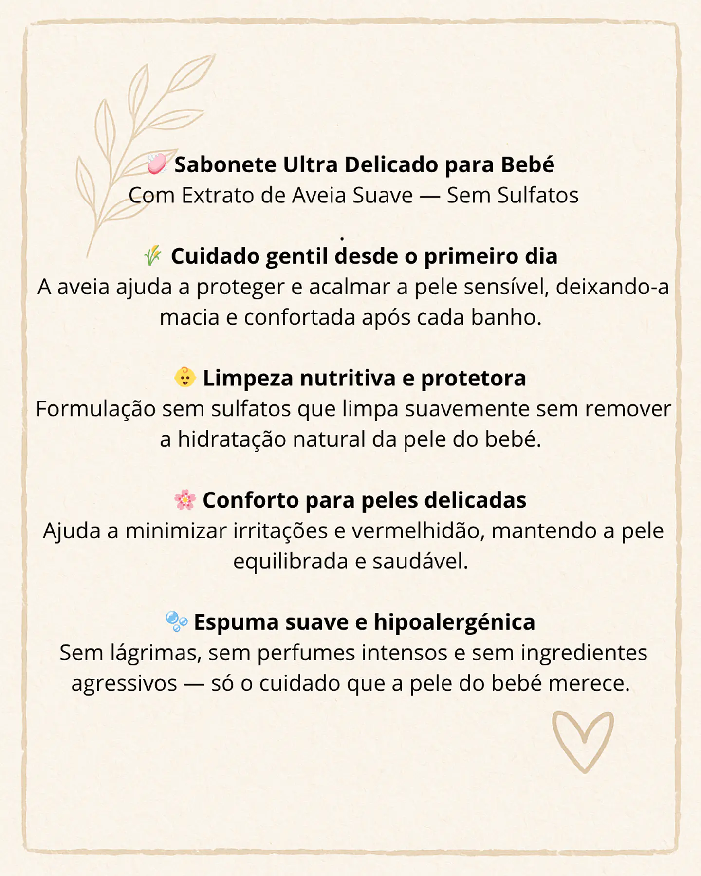 Sabonete Ultra Delicado para Bebé – com Extrato de Aveia 2