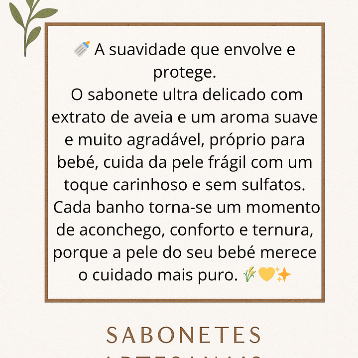 Sabonete Ultra Delicado para Bebé – com Extrato de Aveia 3