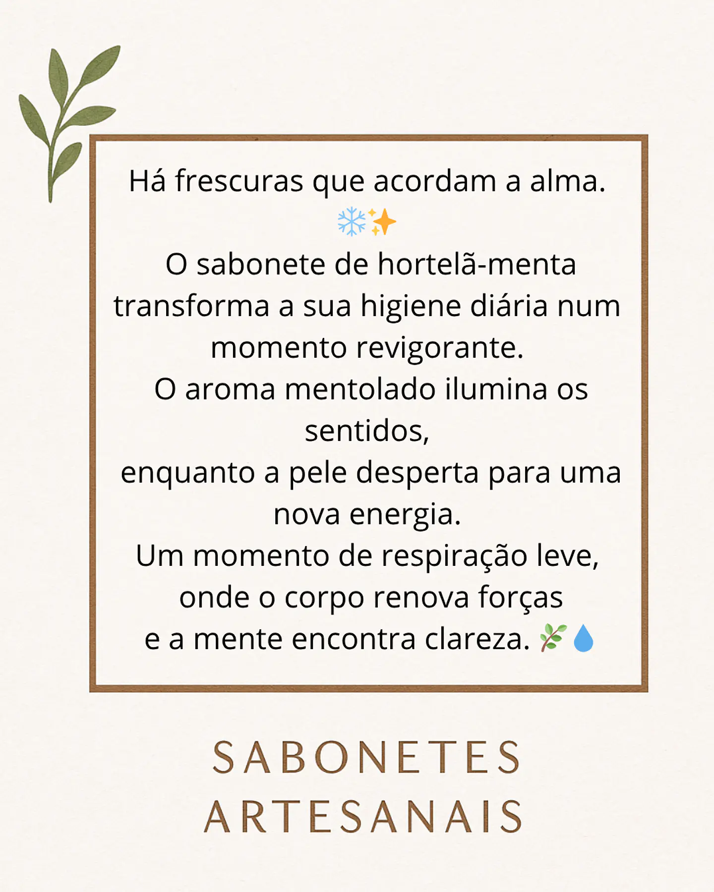 Sabonete Refrescante de Hortelã-Menta 3