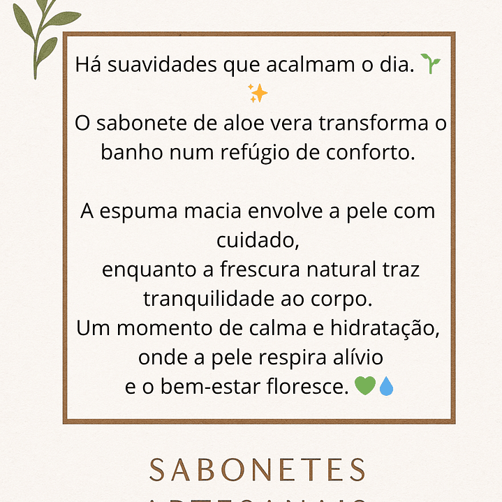 Sabonete Cremoso de Aloe Vera com manteiga de Manga 3