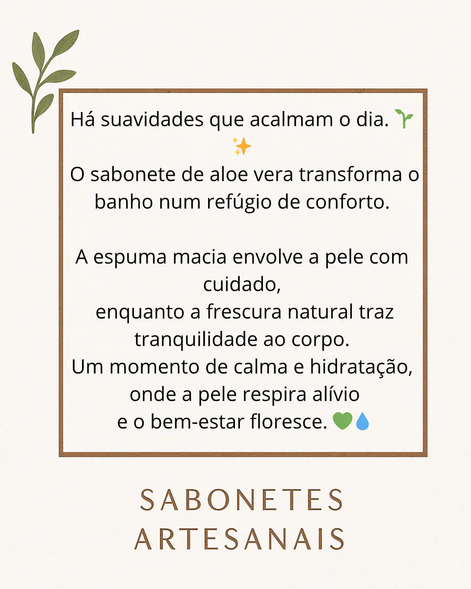 Sabonete Cremoso de Aloe Vera com manteiga de Manga 3