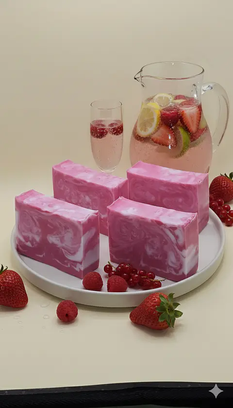 Sabonete de Sangria de Espumante & Frutos Vermelhos