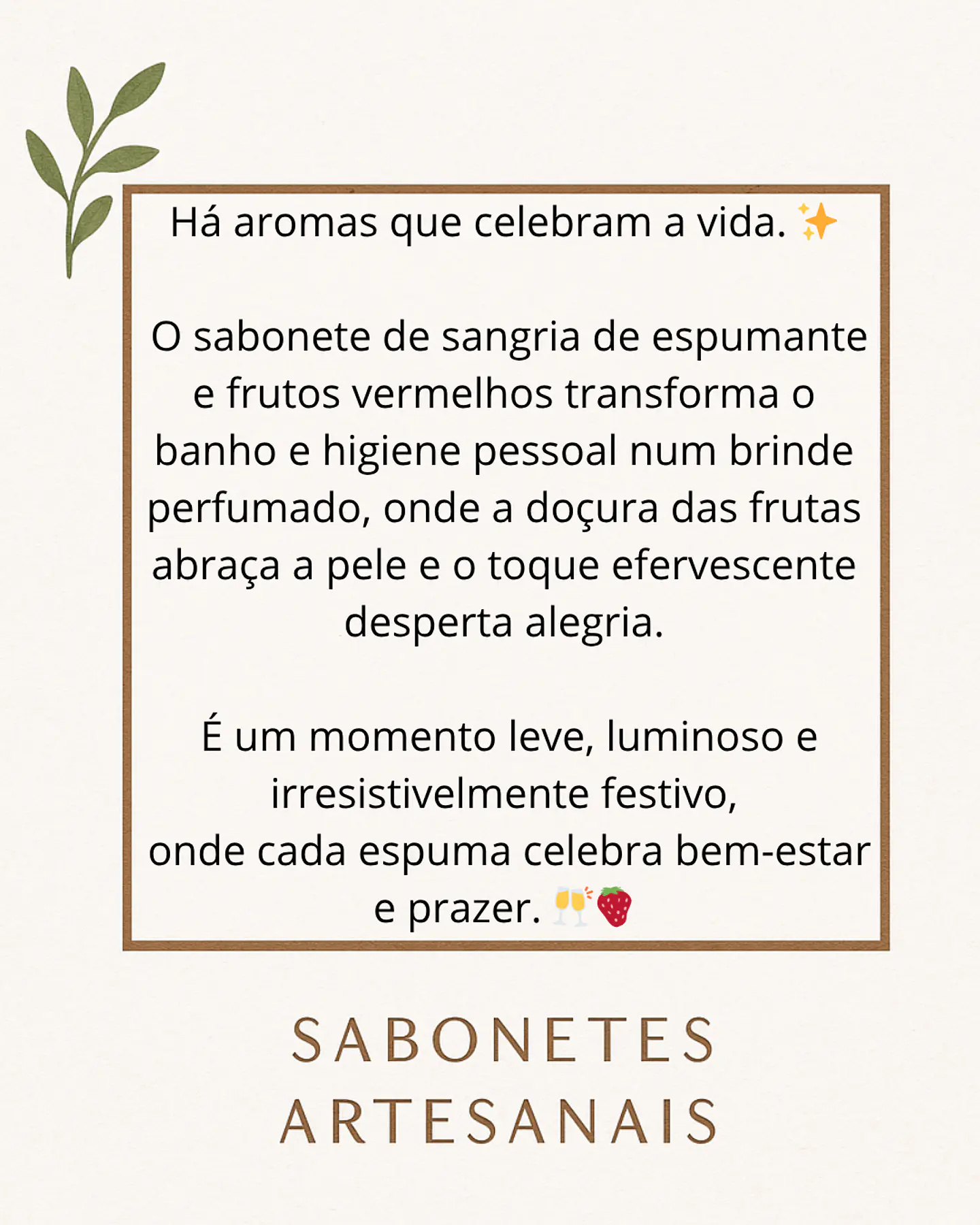 Sabonete de Sangria de Espumante & Frutos Vermelhos 3
