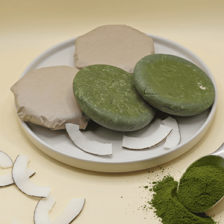 Champô Sólido Artesanal com Extrato de Couve, Óleo de Coco & alecrim 1