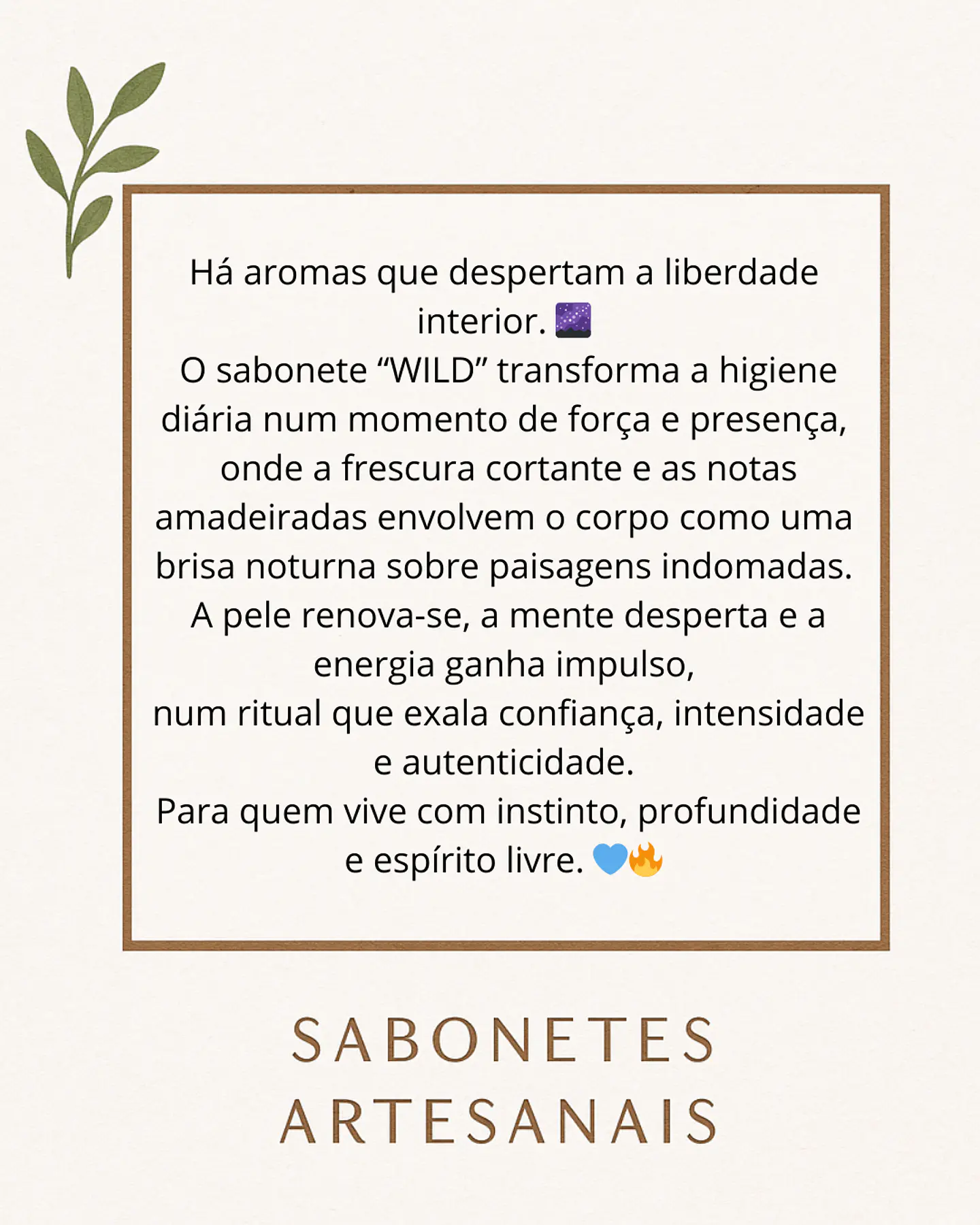 Sabonete Masculino Perfumaria “WILD” com manteiga de Karité 3