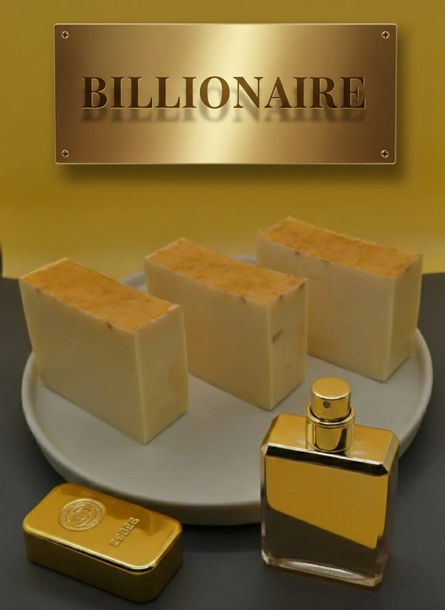 Sabonete Masculino Perfumaria “Billionaire” com manteiga de Karité 1