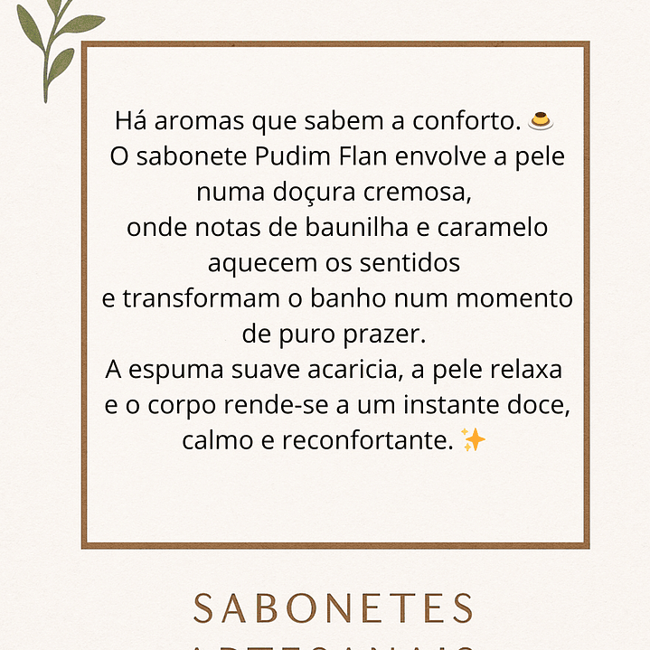 Sabonete Aromático Pudim Flan 🍮  3