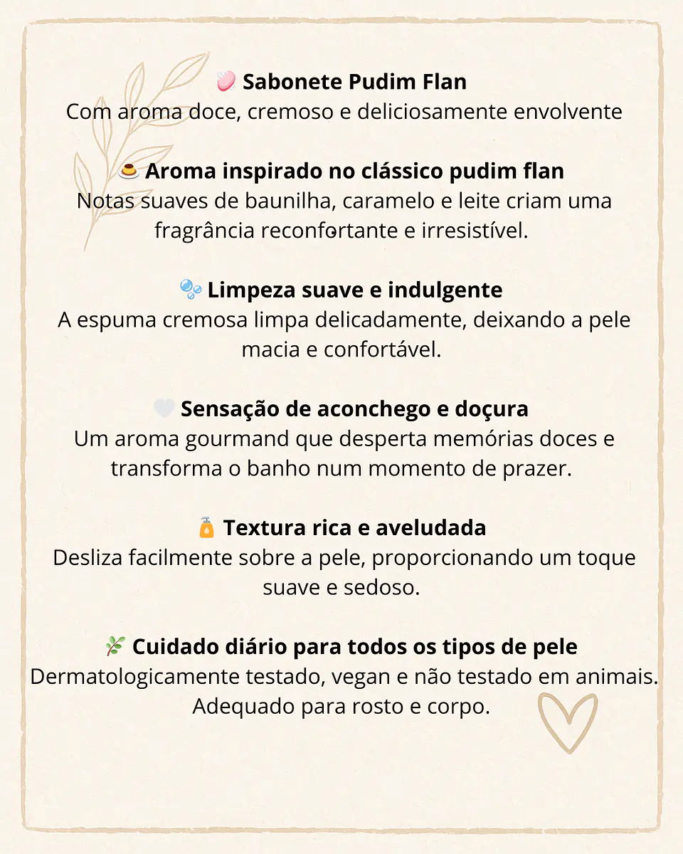 Sabonete Aromático Pudim Flan 🍮  2