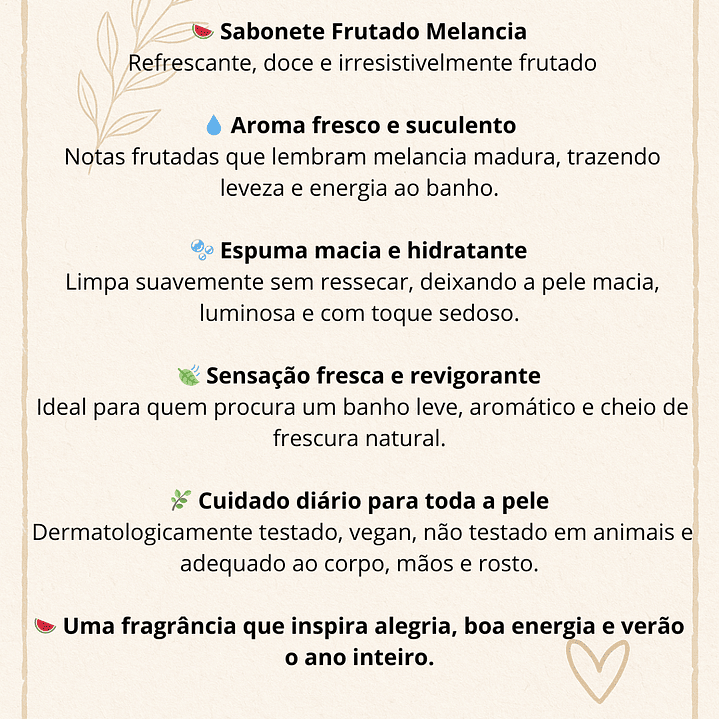 Sabonete Frutado Melancia 🍉 2