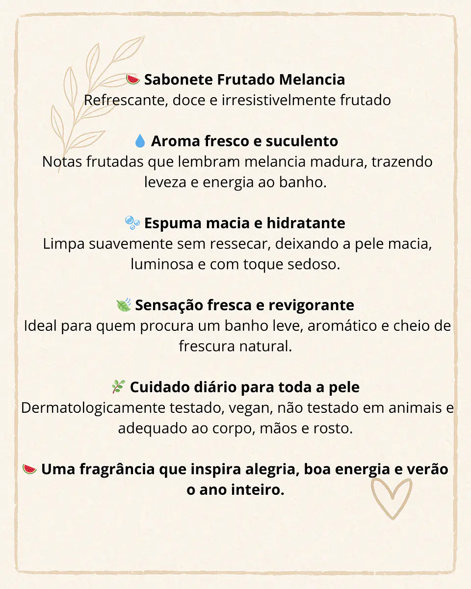 Sabonete Frutado Melancia 🍉 2