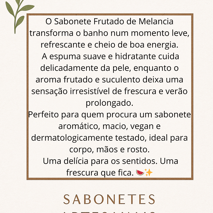 Sabonete Frutado Melancia 🍉 5