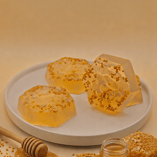 Sabonete delicado de Mel, extrato de Própolis e Pólen de abelha