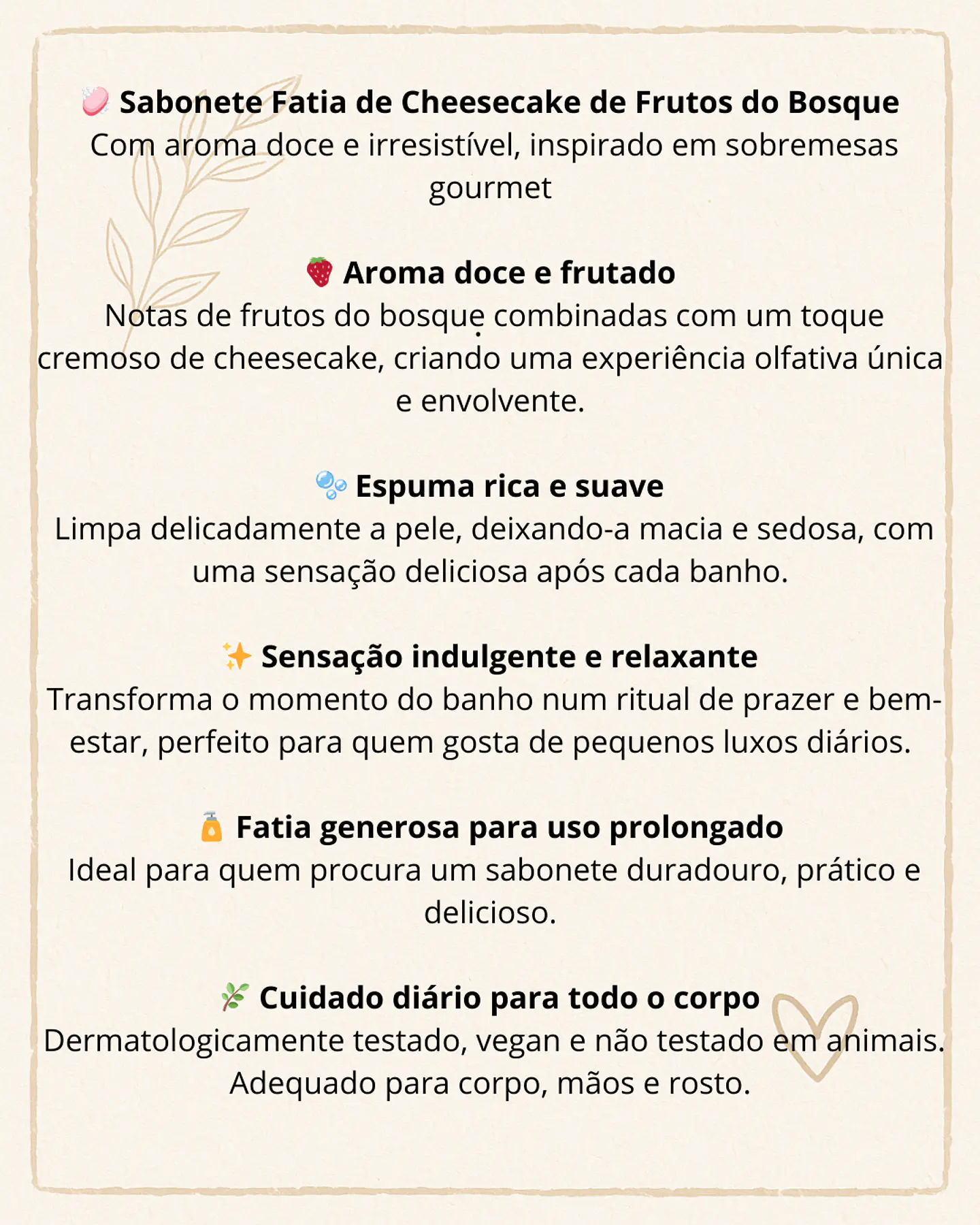 Sabonete Fatia de Cheesecake de Frutos do Bosque 🍓  2