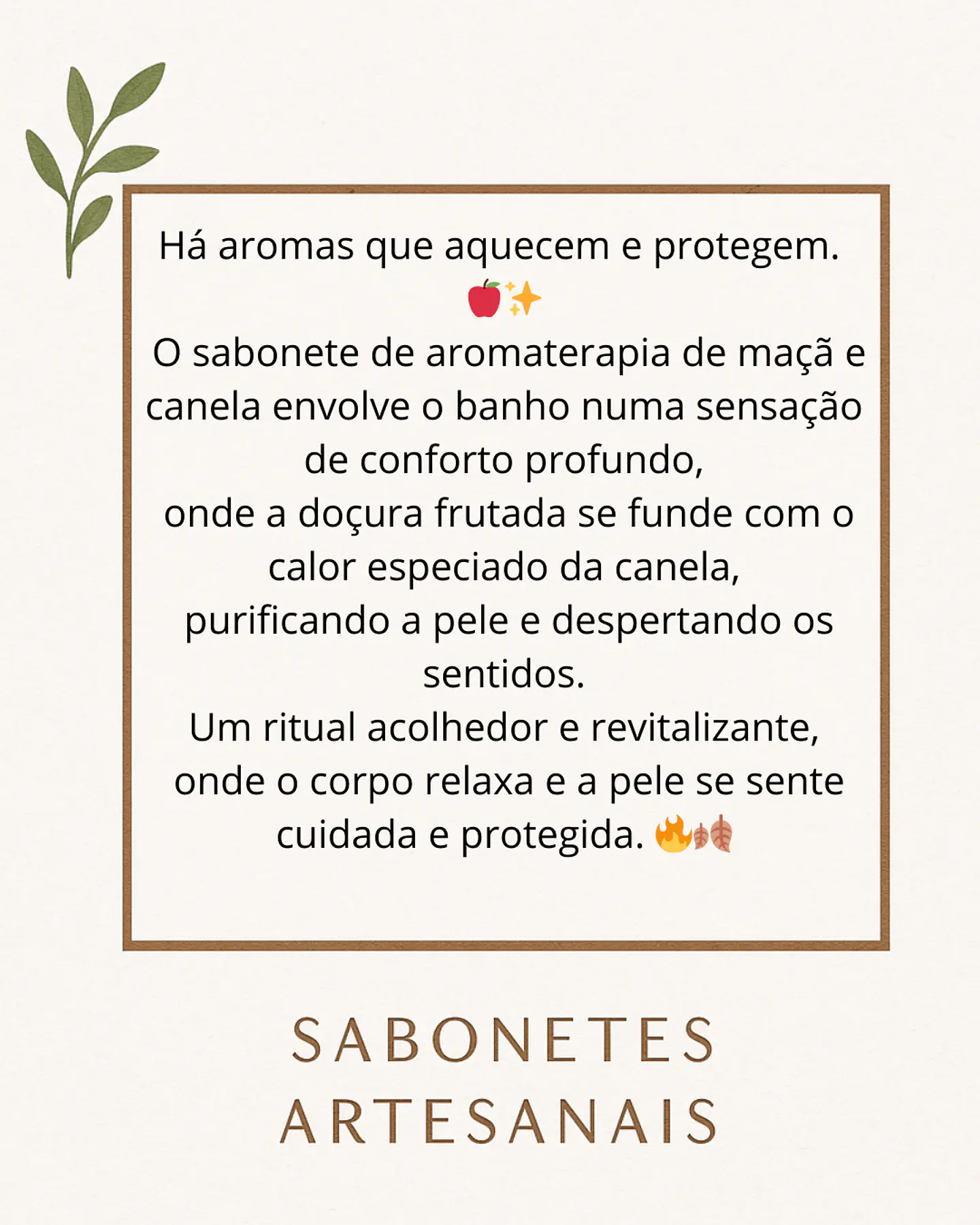 Sabonete de Aromaterapia Maçã & Canela🍎 3