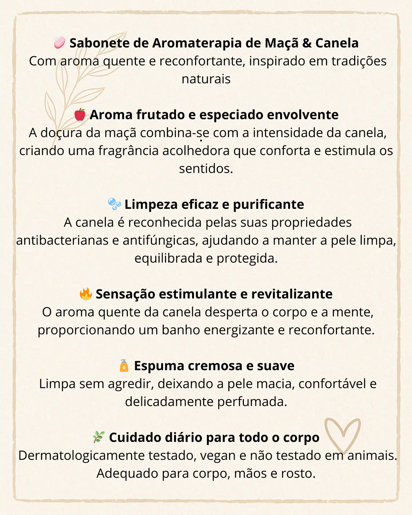 Sabonete de Aromaterapia Maçã & Canela🍎 2