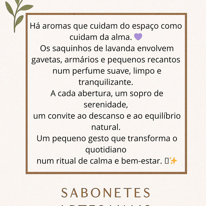 Saquinhos de Aroma de Lavanda 🪻  3