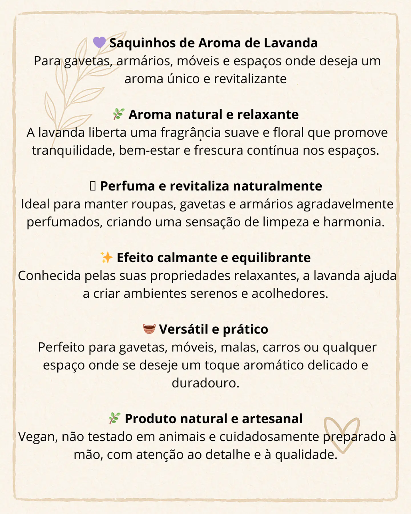 Saquinhos de Aroma de Lavanda 🪻  2