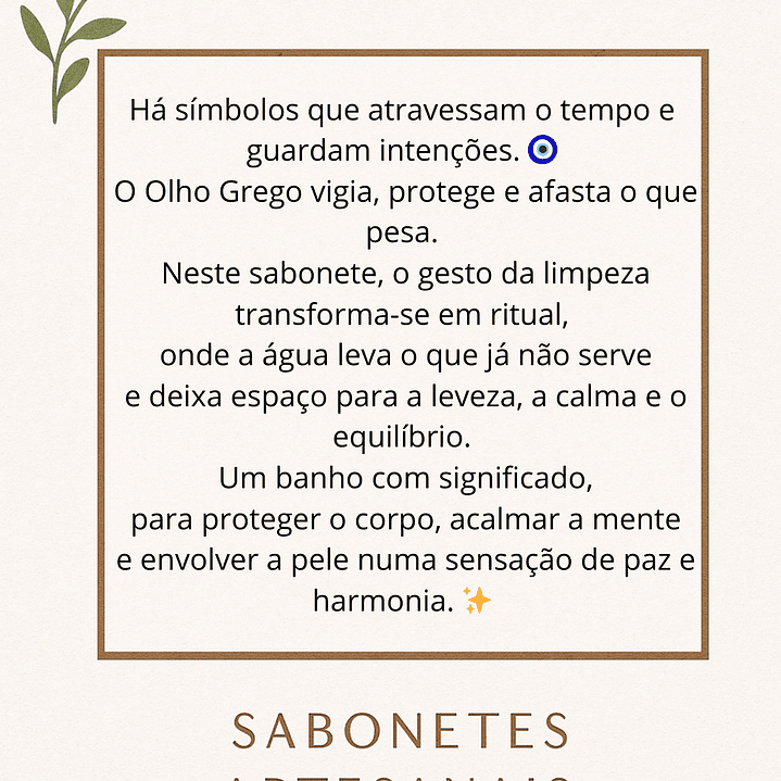 🧿 Sabonete Amuleto Olho Grego 3