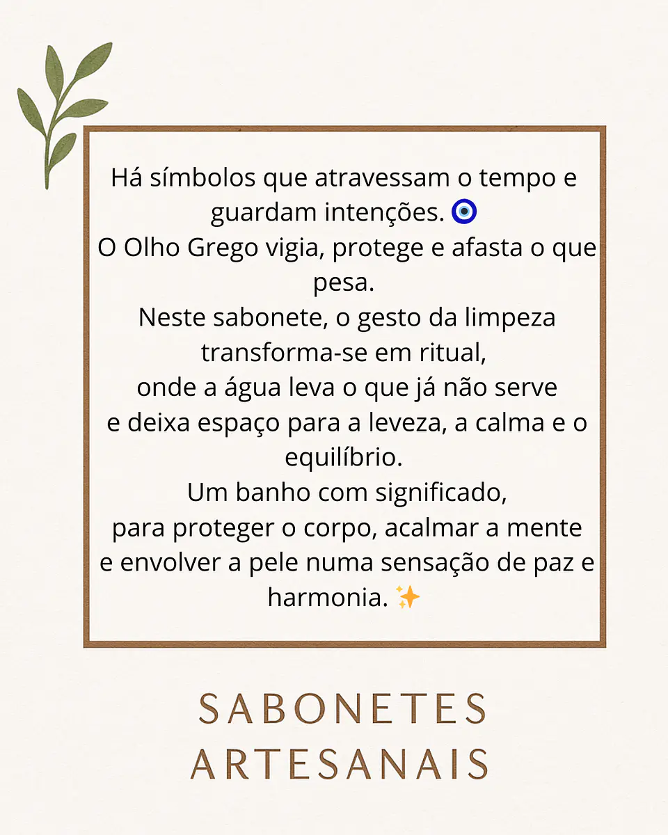 🧿 Sabonete Amuleto Olho Grego 3