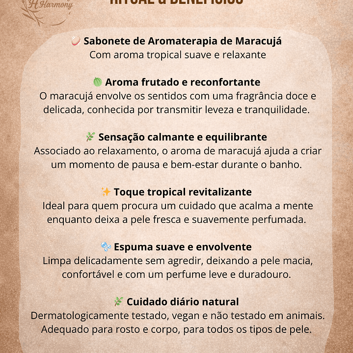 Sabonete de Aromaterapia de Maracujá 🍈  2