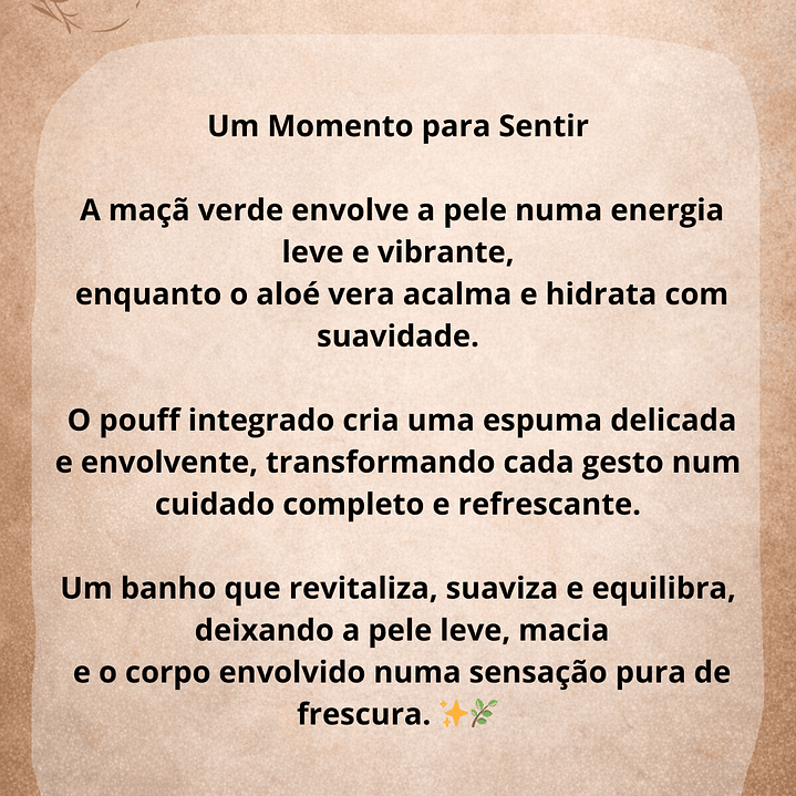 Sabonete de Duche de Maçã Verde & extrato de Aloé Vera 3