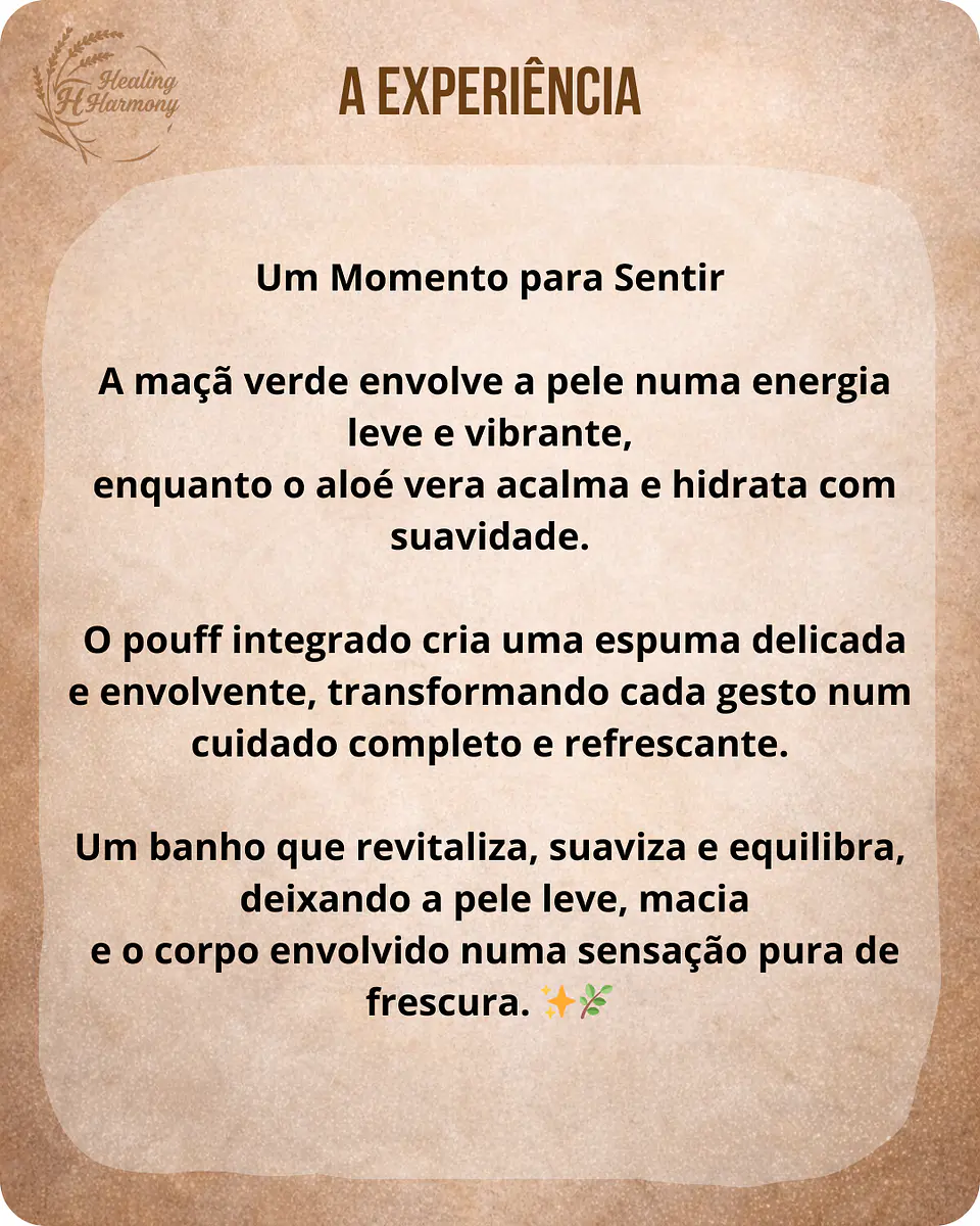 Sabonete de Duche de Maçã Verde & extrato de Aloé Vera 3
