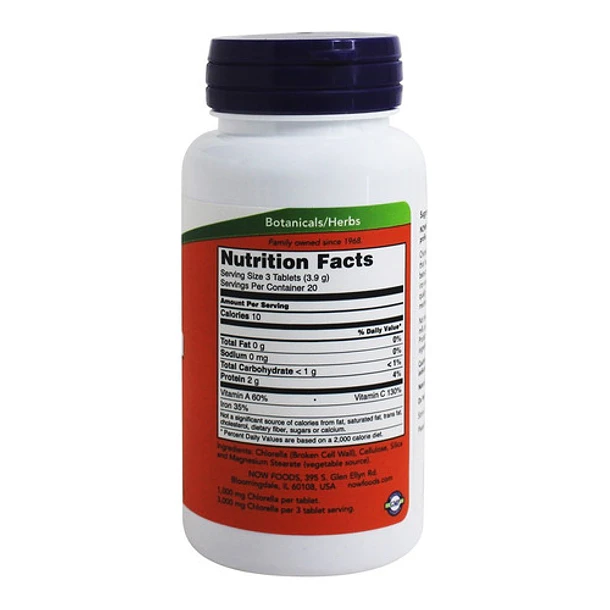 Chlorella  1000 Mg. 60 Tabletas - Desintoxicación 3
