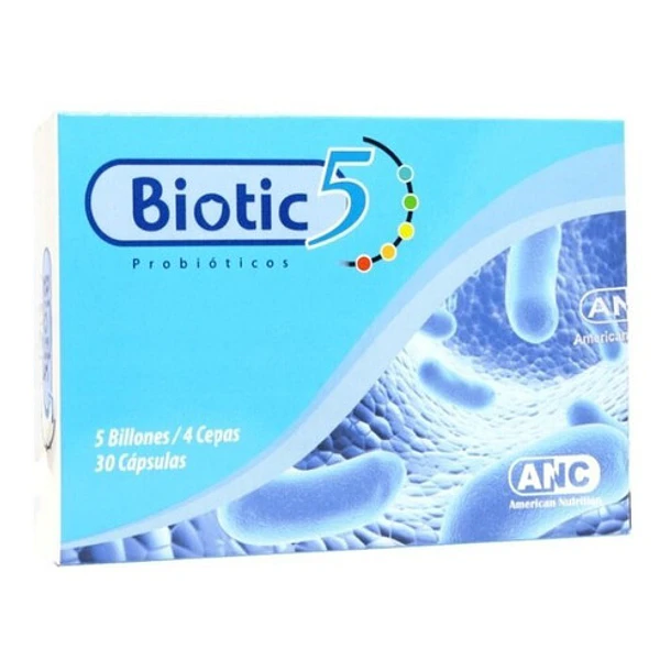 Biotic  5 En Estuche Con 30 Cápsulas 1