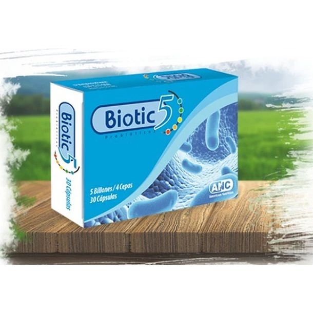 Biotic  5 En Estuche Con 30 Cápsulas 2
