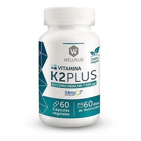 Wellplus Vitamina K2 Plus 60 Capsulas