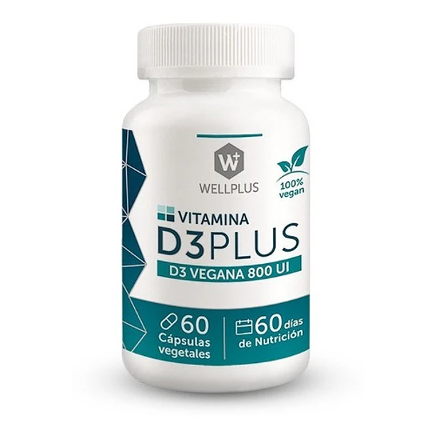 Wellplus Vitamina D3 Plus 60 Capsulas 1