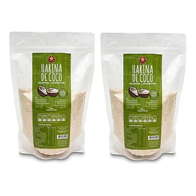 Harina De Coco Semidesgrasada 1k (2 Unidades De 500 Grs) 