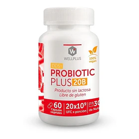 Wellplus Probiotico Plus 20billones 60 Capsulas