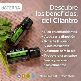 Aceite Esencial Doterra Cilantro 15 Ml