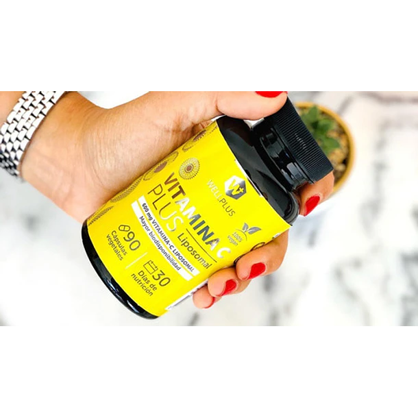 Wellplus Vitamina C Liposomal 90 Cápsulas 2