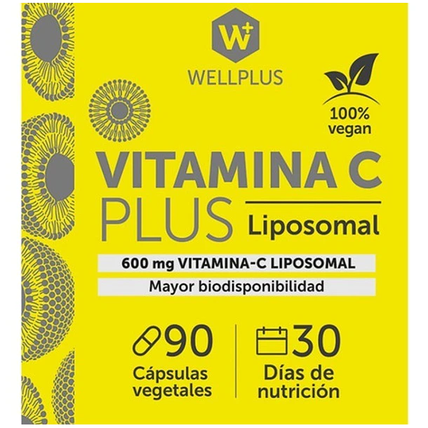 Wellplus Vitamina C Liposomal 90 Cápsulas 4