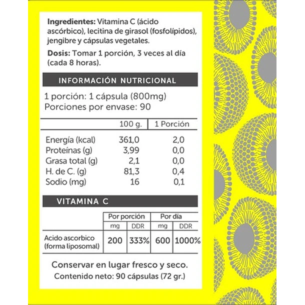 Wellplus Vitamina C Liposomal 90 Cápsulas 5