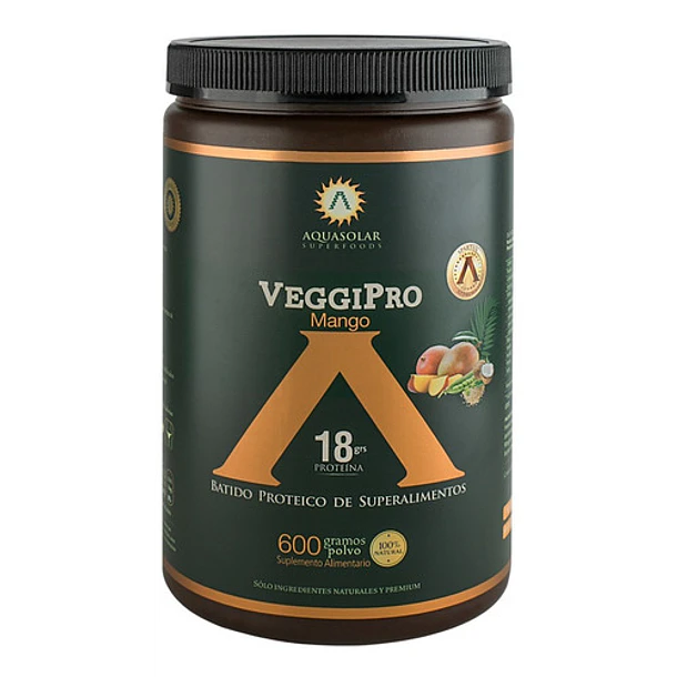 Aquasolar - Veggipro Mango 600g Polvo 1