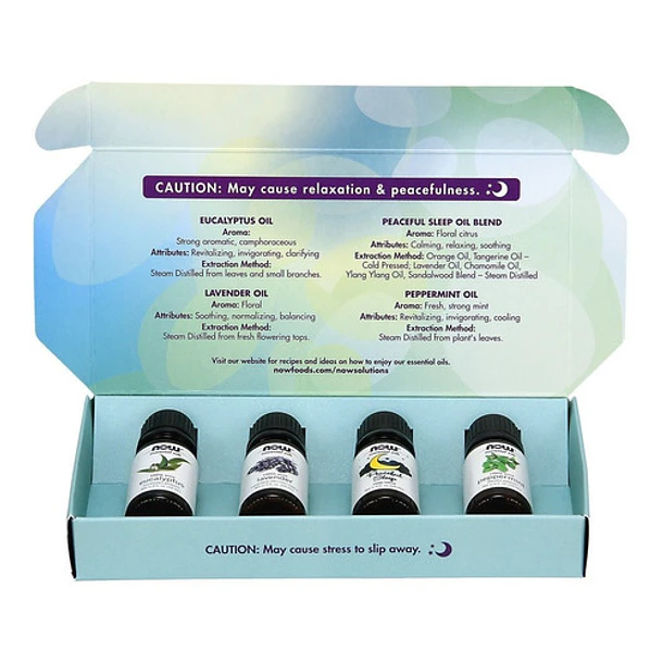 Kit De Aceites Esenciales Now 4 Unidades 4