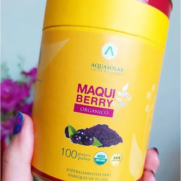Aquasolar - Maqui Berry 100g Polvo 100% Orgánico 5