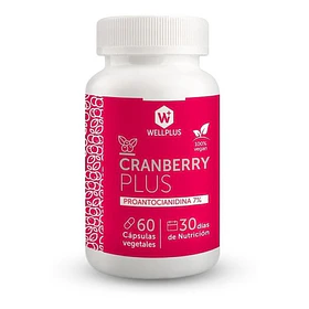 Wellplus Cranberry Plus 60 Capsulas (extracto De Arándano)