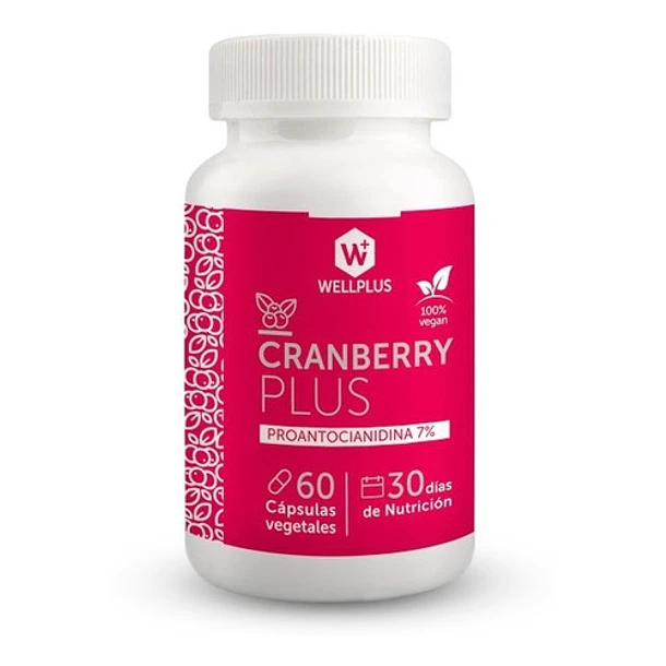 Wellplus Cranberry Plus 60 Capsulas (extracto De Arándano) 1