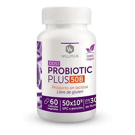 Wellplus Probiotico Plus 50billones 60 Capsulas