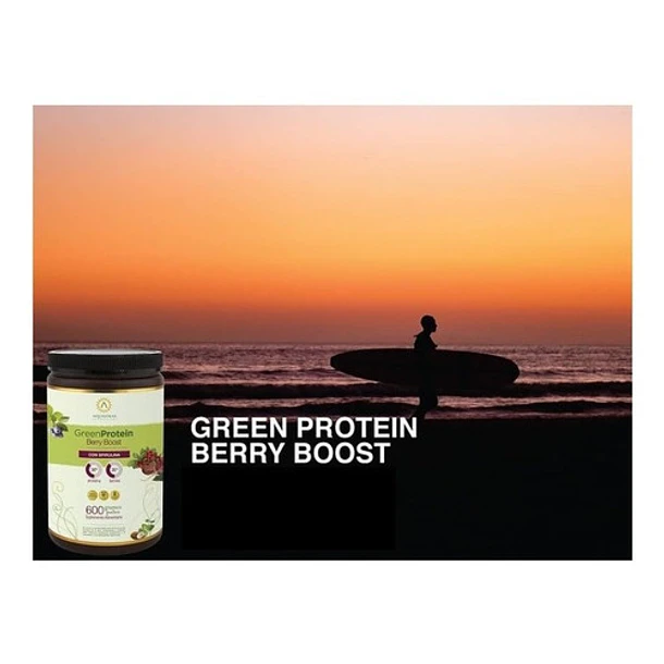 Aquasolar - Green Protein - Berry Boost 600g Polvo 4