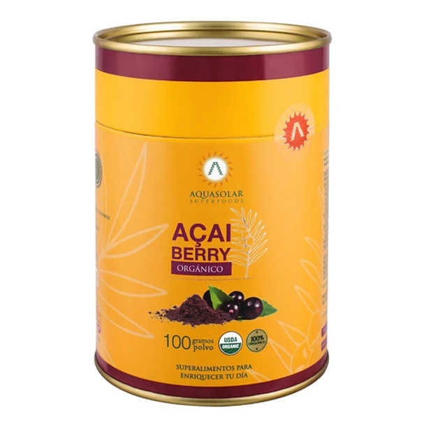 Aquasolar - Açai Berry 100g Polvo 100% Orgánico 1