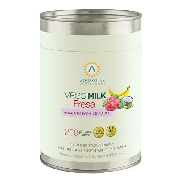Aquasolar - Veggimilk Fresa 200g 1