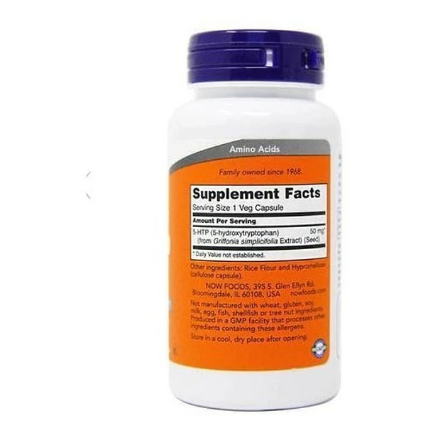 Now 5 Htp 50mg 60 Capsulas  2
