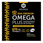 Wellplus Omega-3 Plus 670mg (fosfolípidos De Omega 3) 180cap 6