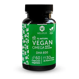 Wellplus Omega-3 Vegano 60 Cápsulas
