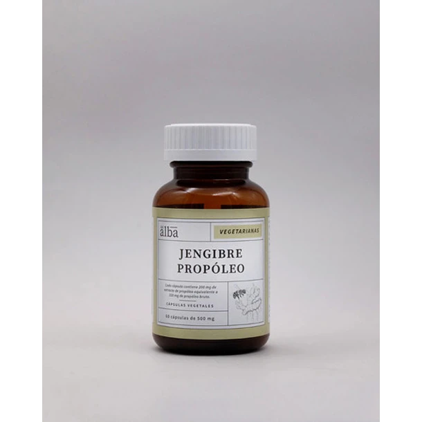 Propoleo Jengibre 500mg - Cápsulas Veg - 60